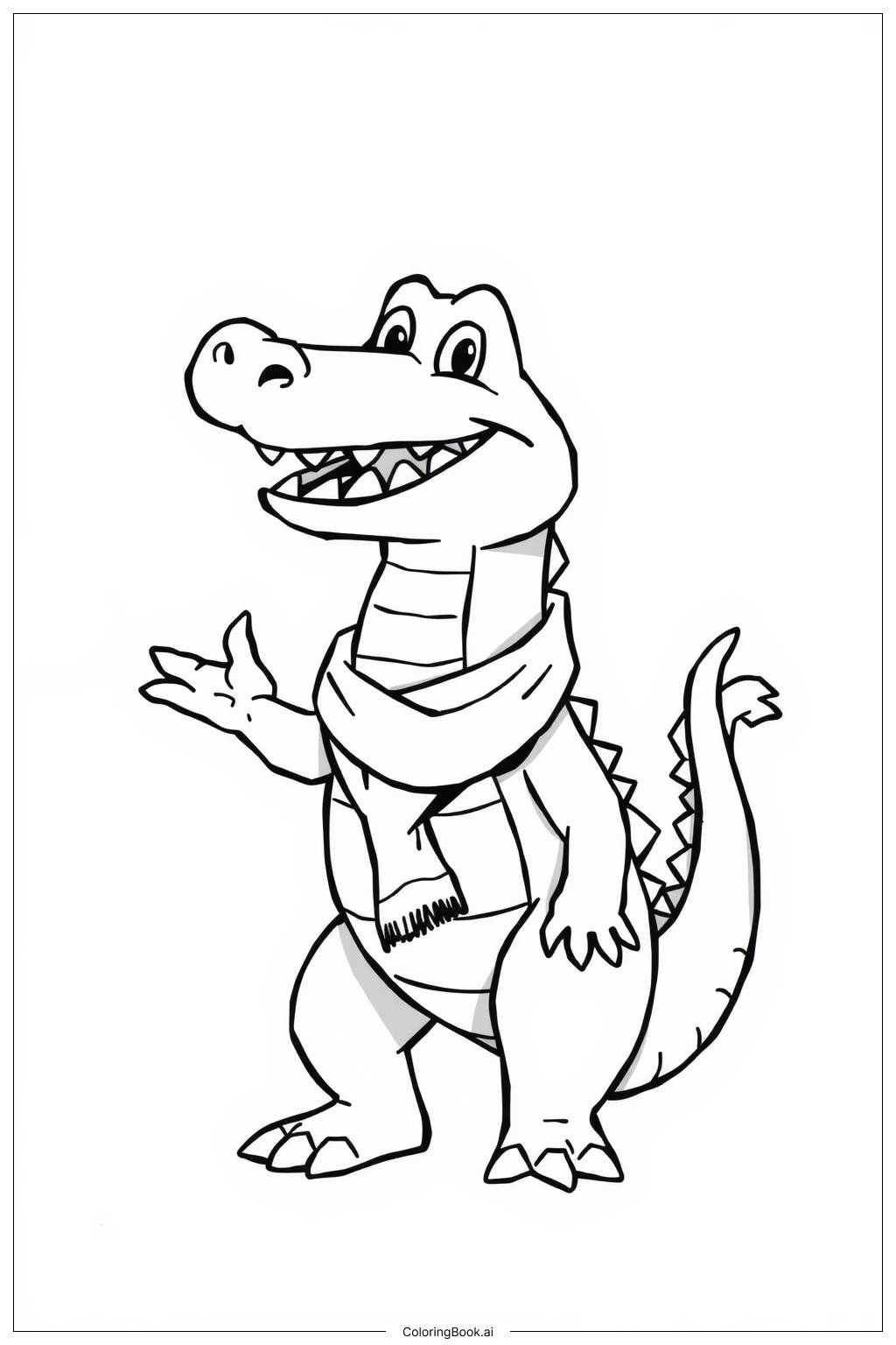  Page de coloriage L'histoire réconfortante de Lyle Lyle Crocodile 