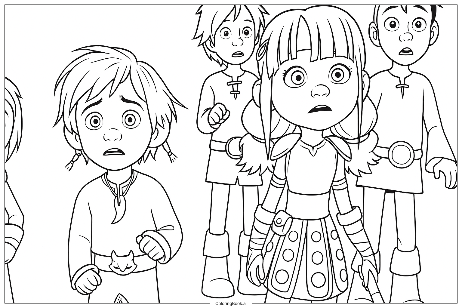 42 desenhos de Como Treinar o Seu Dragão para colorir (PDF e PNG grátis), image size:1536x1024