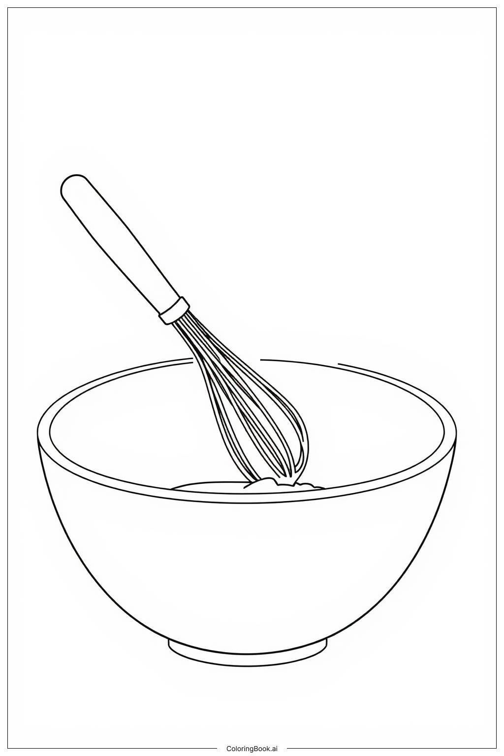  Cake Baking Adventure Coloring Page 