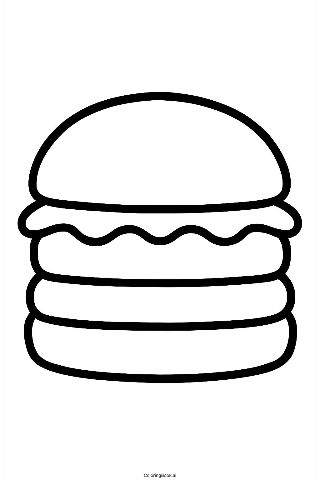 Ein einfacher Hamburger