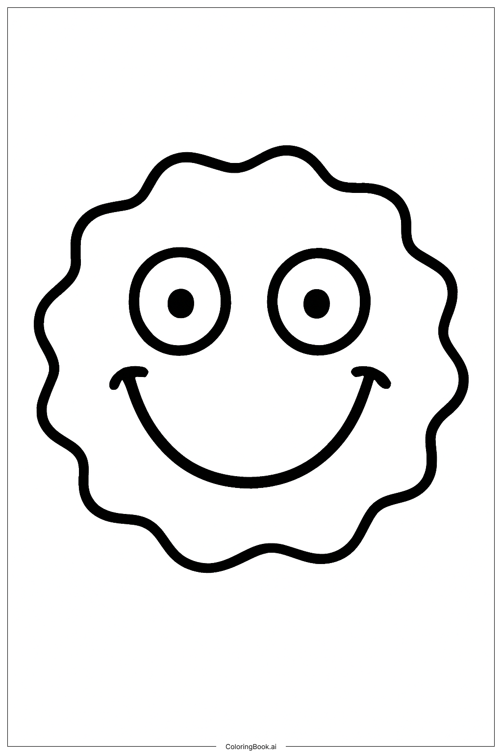  Trang tô màu Một Khuôn Mặt Vui Vẻ Huyền Ảo 