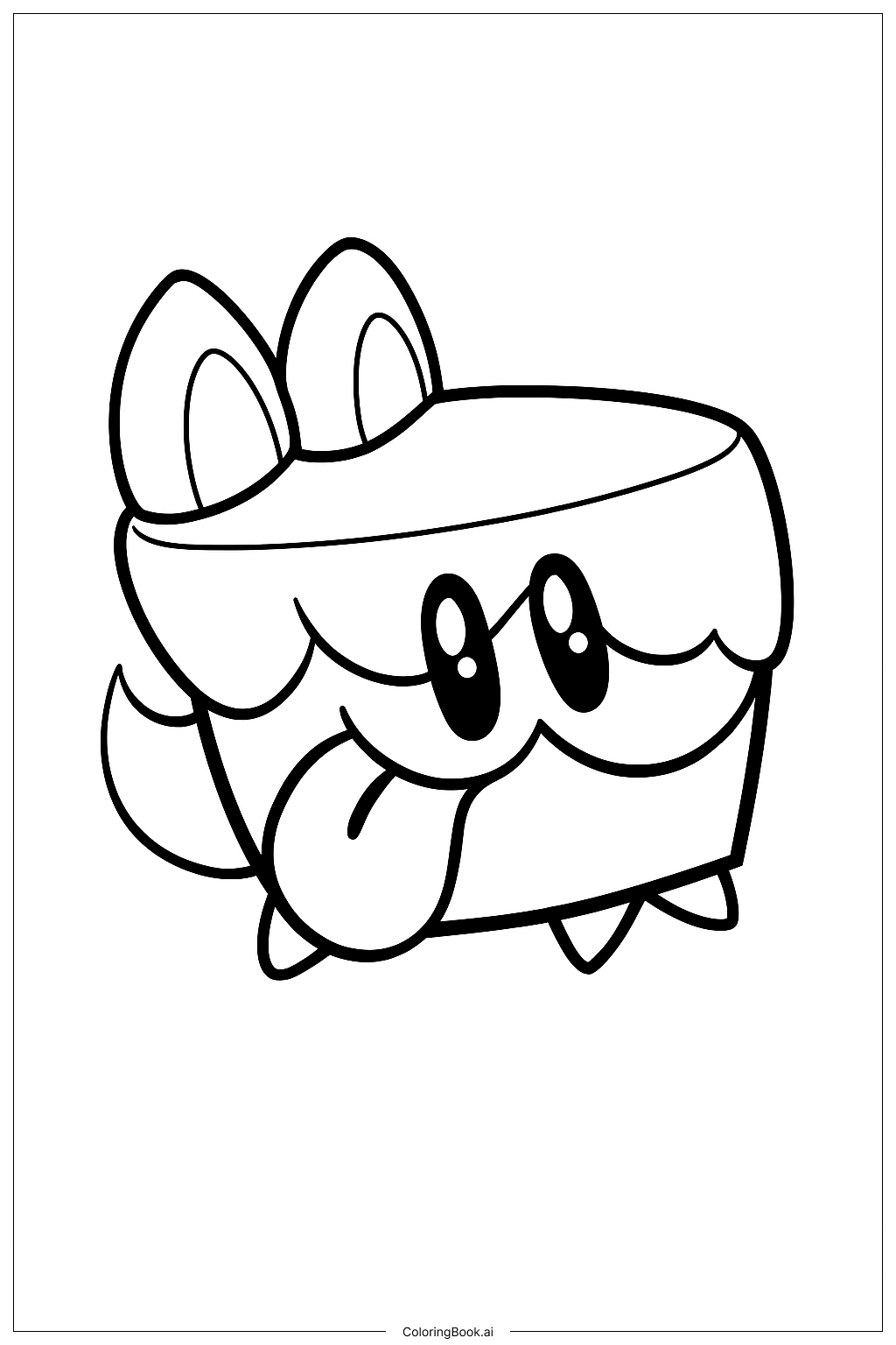  Cake Hound Coloring Page 