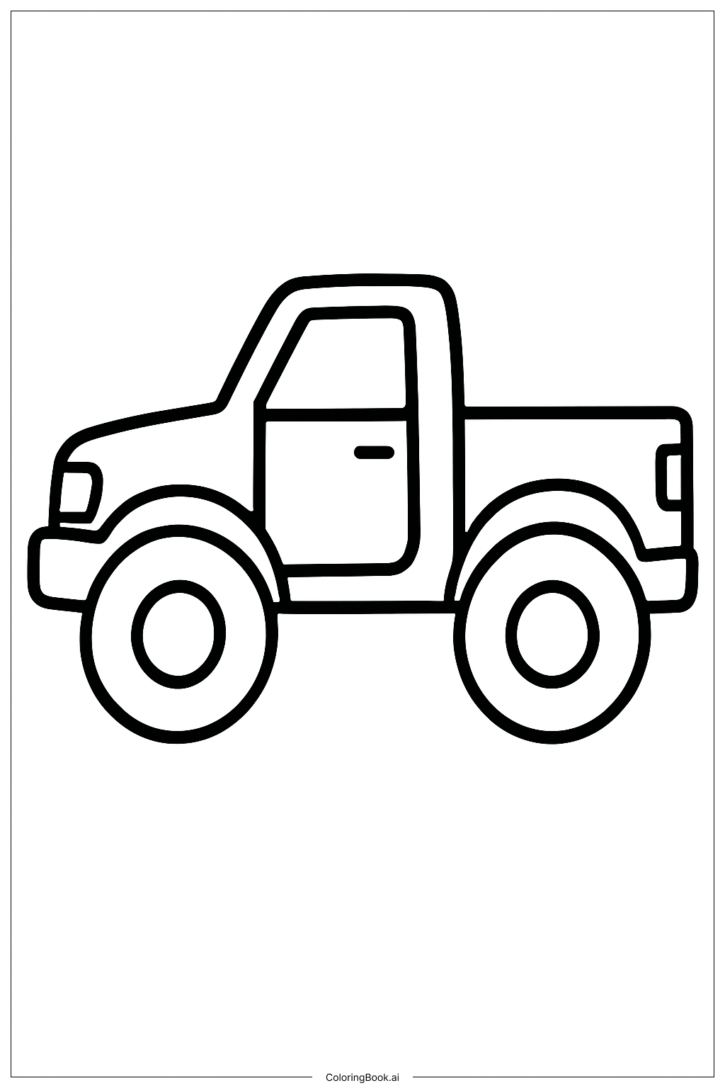  Basic Hot Wheels Truck Coloring Page 