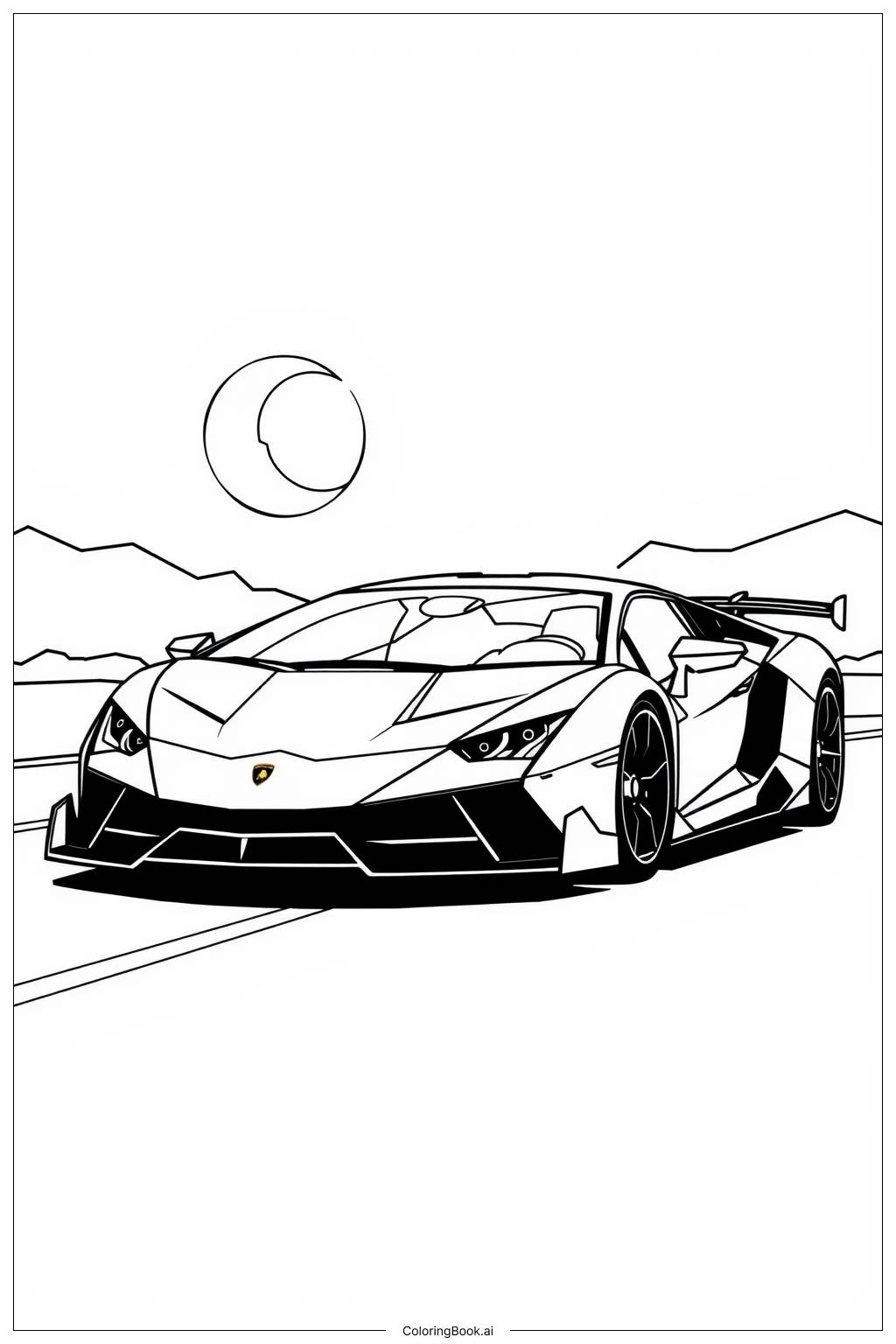  Page de coloriage Veneno Night Drive 