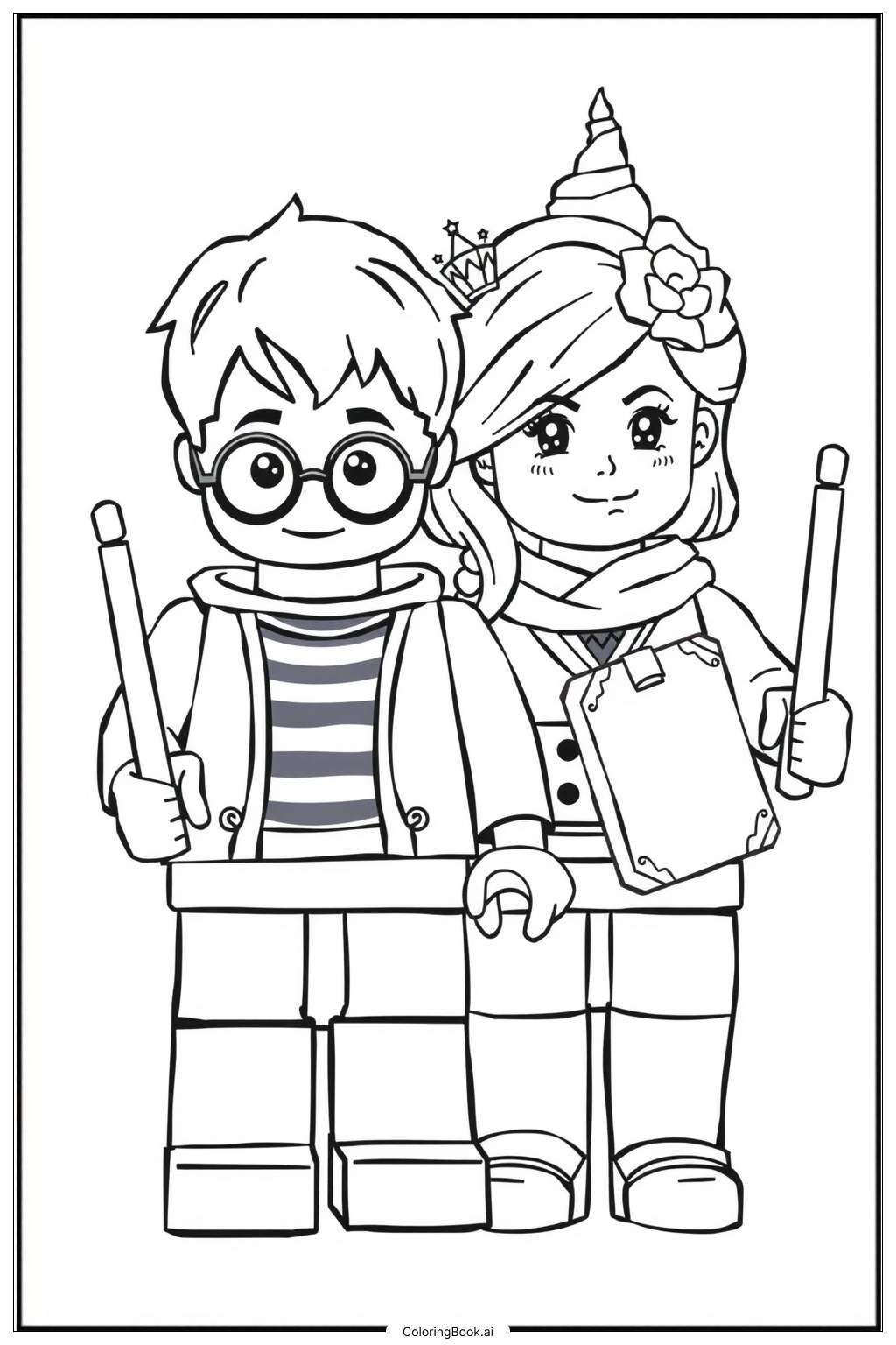  Lego Harry Potter Wizarding World Coloring Page 