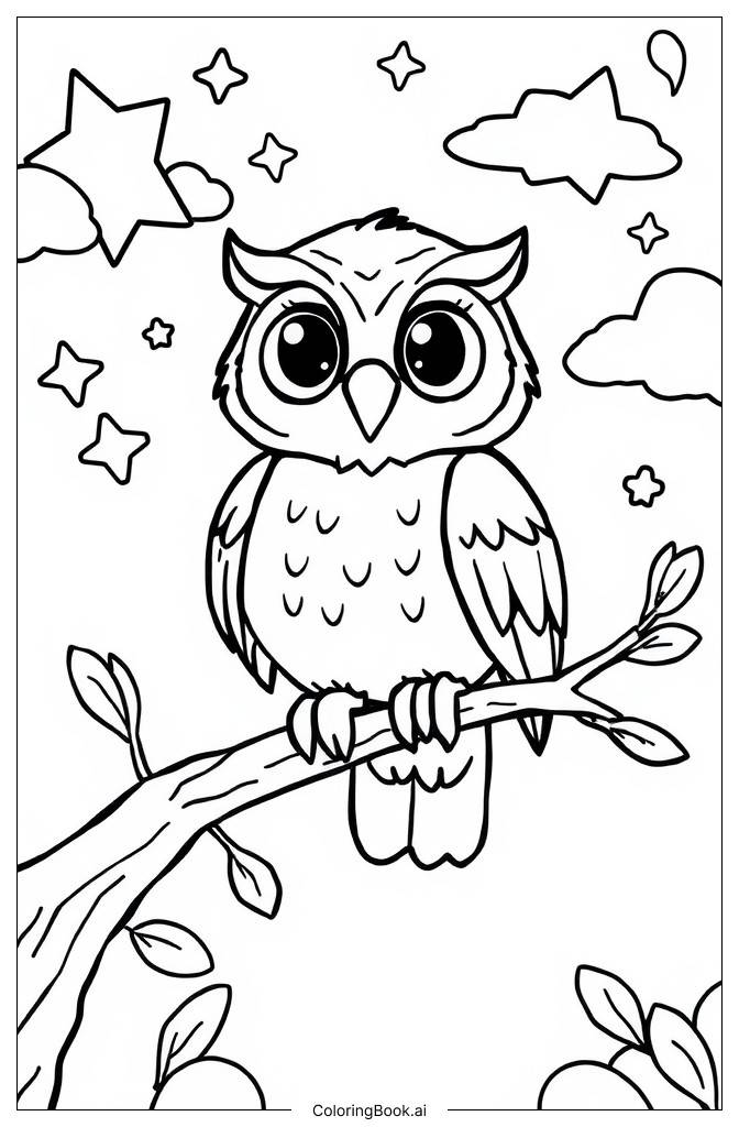  Birds of prey Coloring Page 