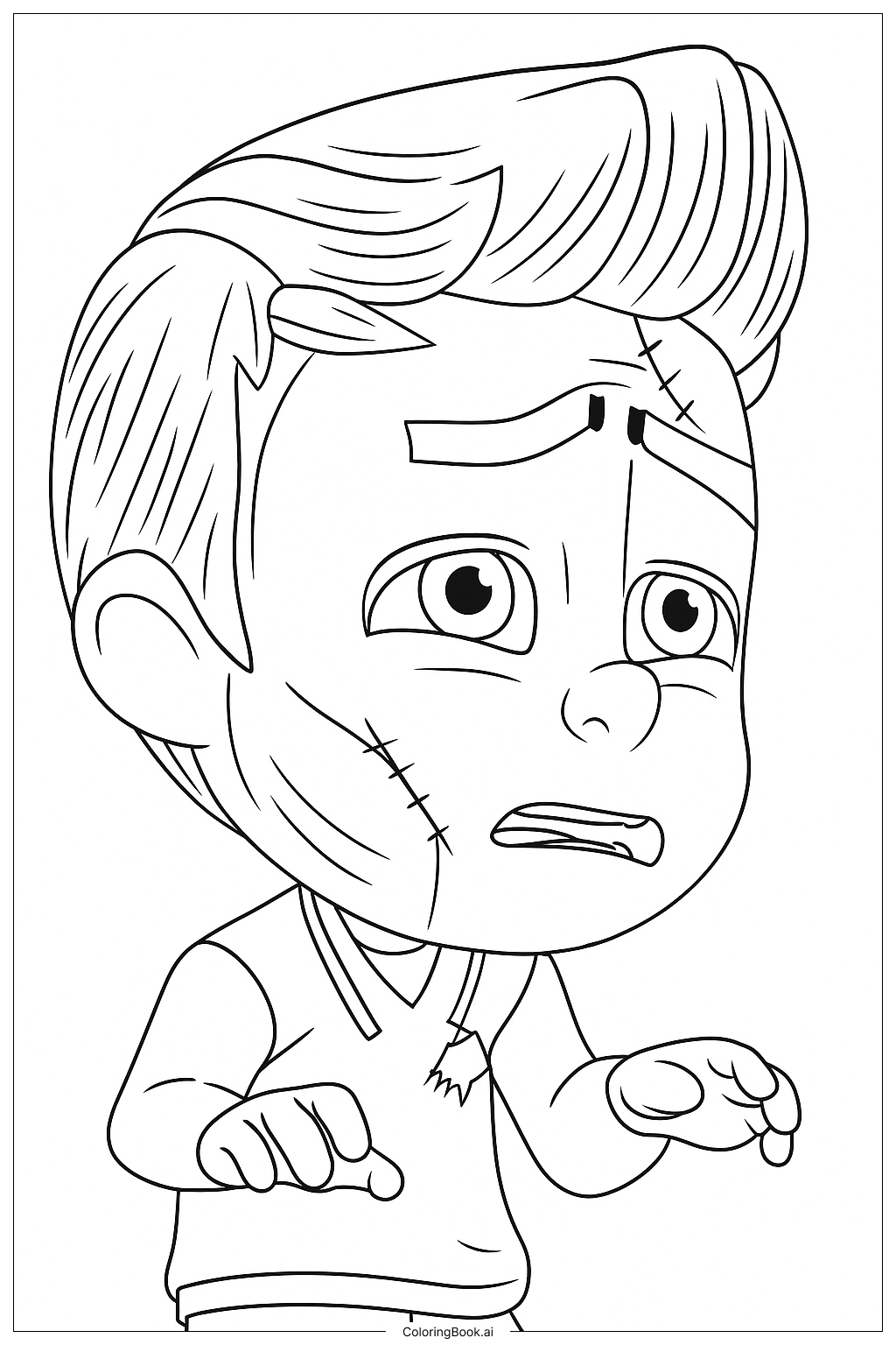 Página para colorir de Pedro