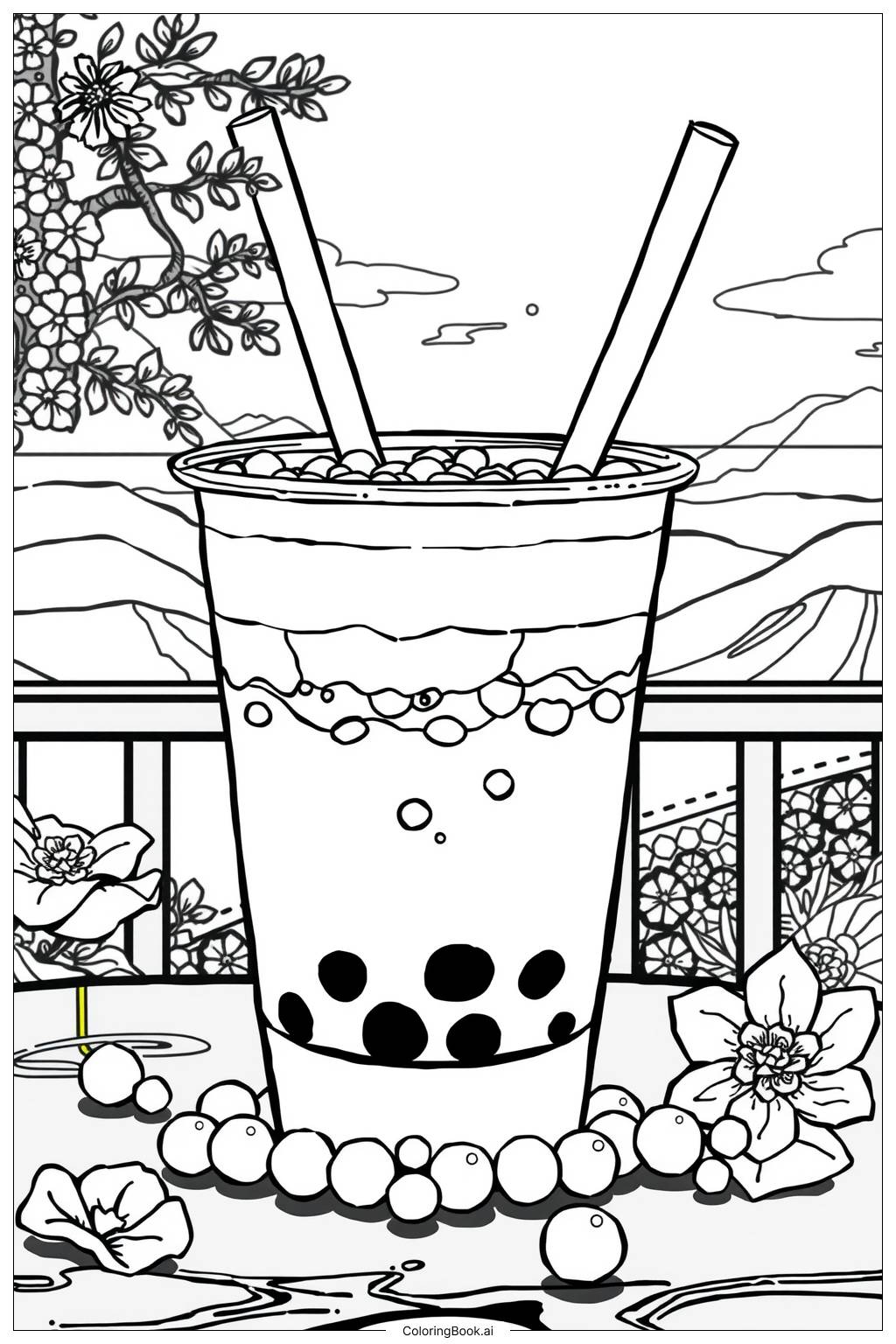  Boba Coloring Sheet Coloring Page 