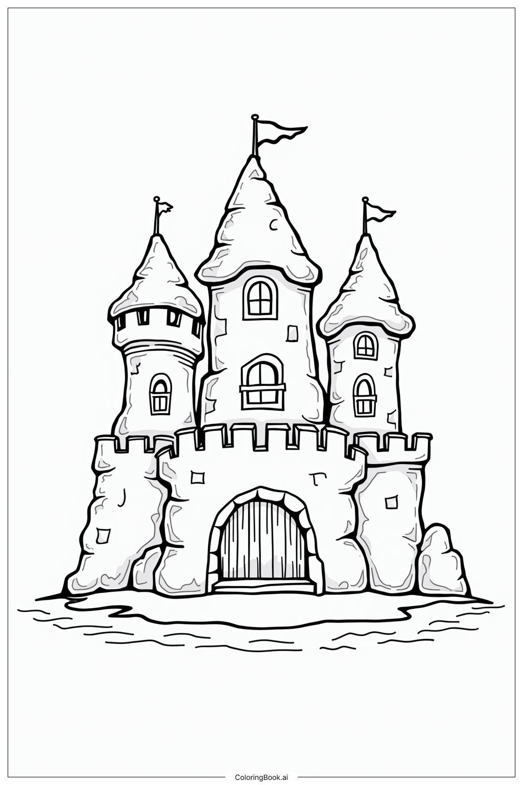  Page de coloriage Bataille du Château de Bowser 