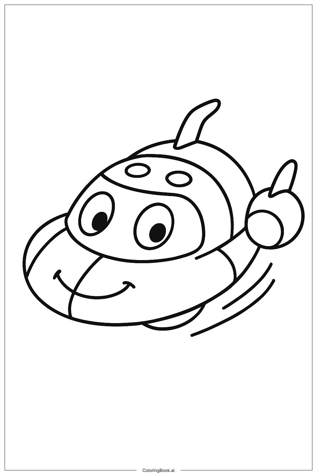  Rocket From Little Einsteins Flying Coloring Page 