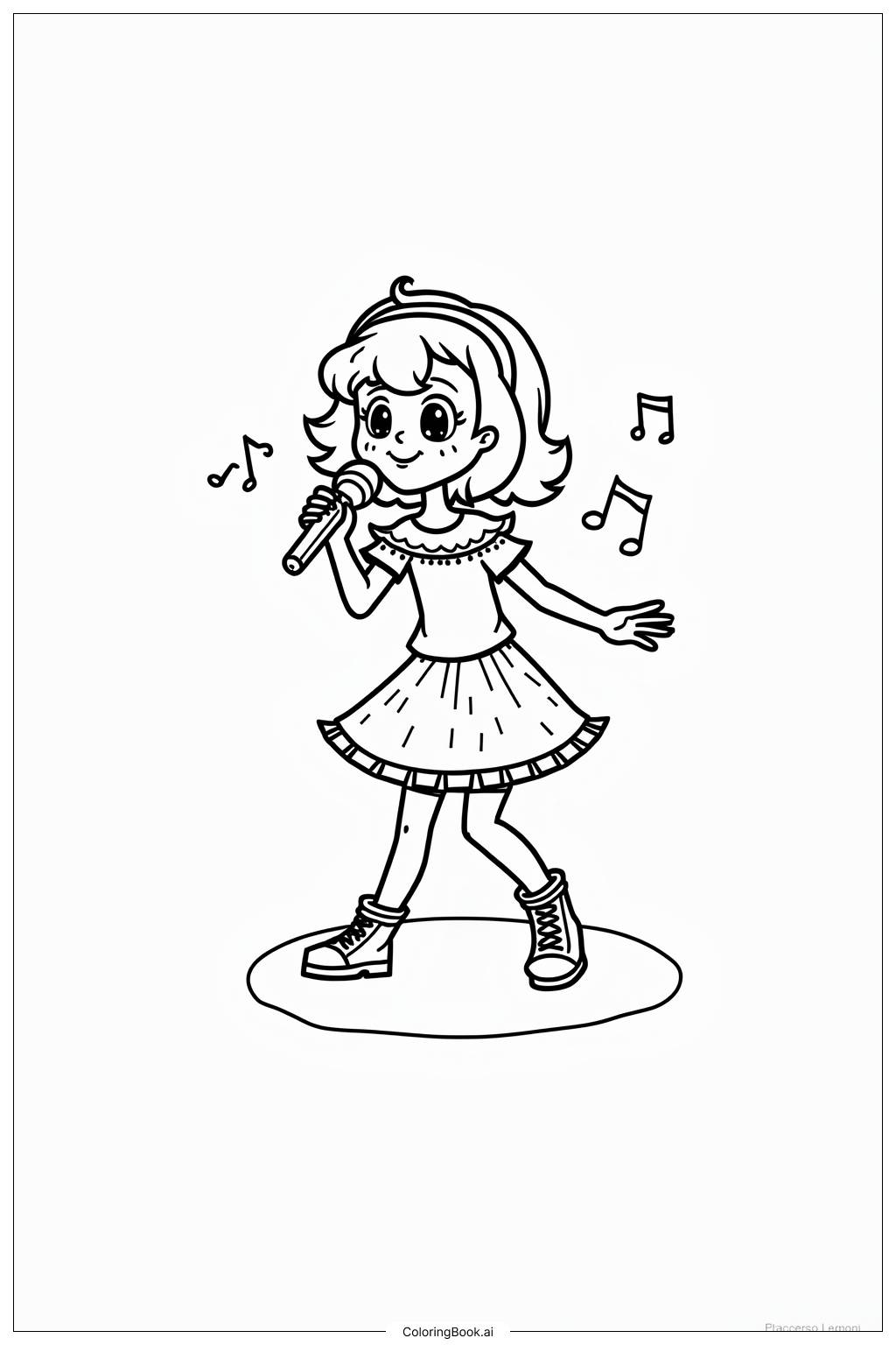  Cherry Jam Strawberry Shortcake Performance Coloring Page 