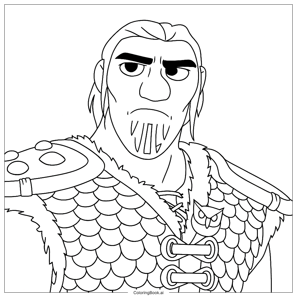 Page de coloriage Eret