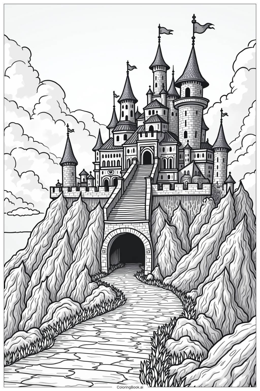  Page de coloriage Bataille du château de Bowser 