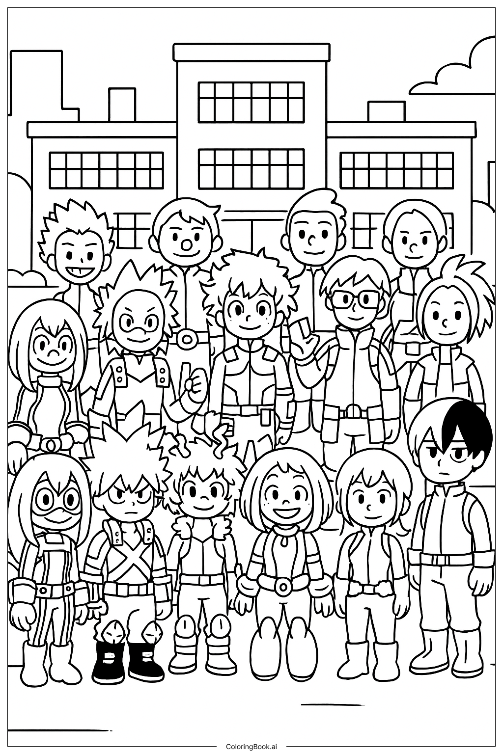 Trang T M u nh Nh m L p 1 A My Hero Academia C Th In Mi n Ph D i 