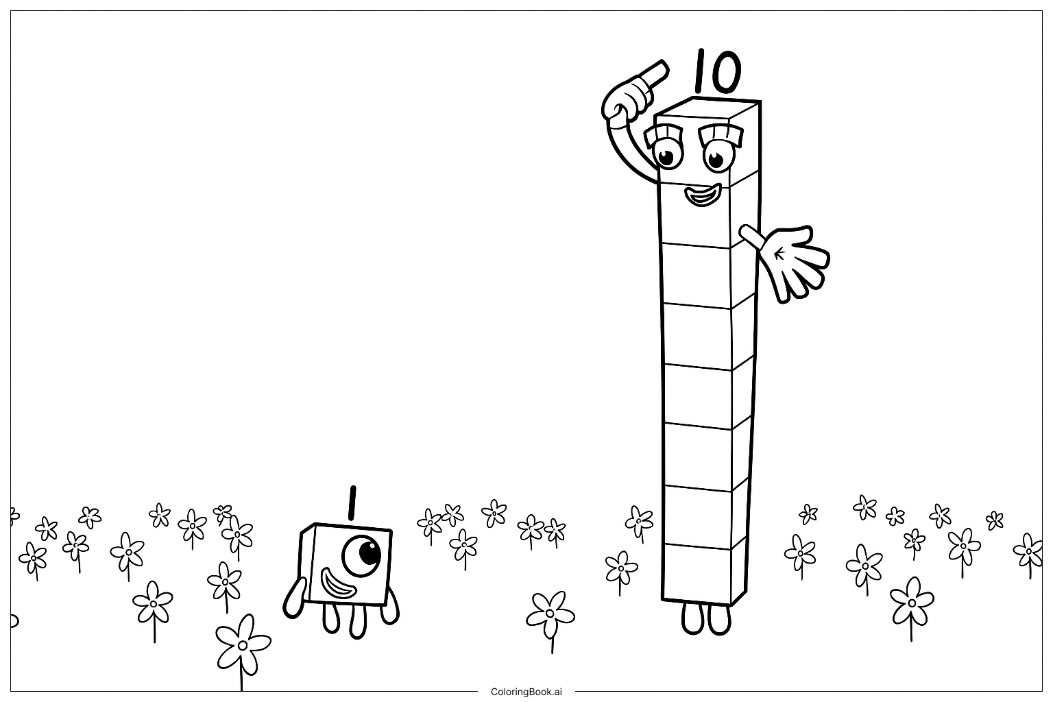 Six Coloring Page Free PDF PNG Printable 