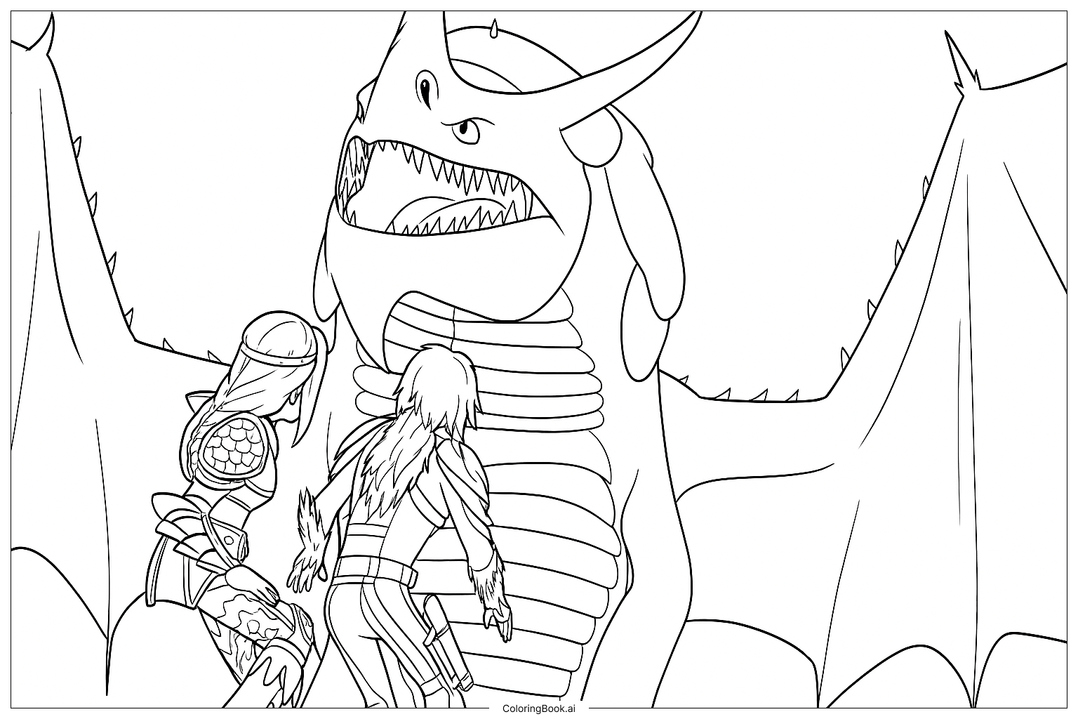  Page de coloriage Rumblehorn 