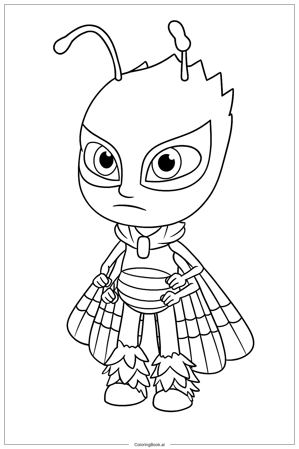 Página para colorir de Motsuki