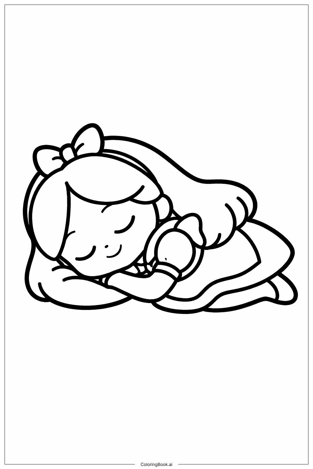 Alice im Wunderland schläft