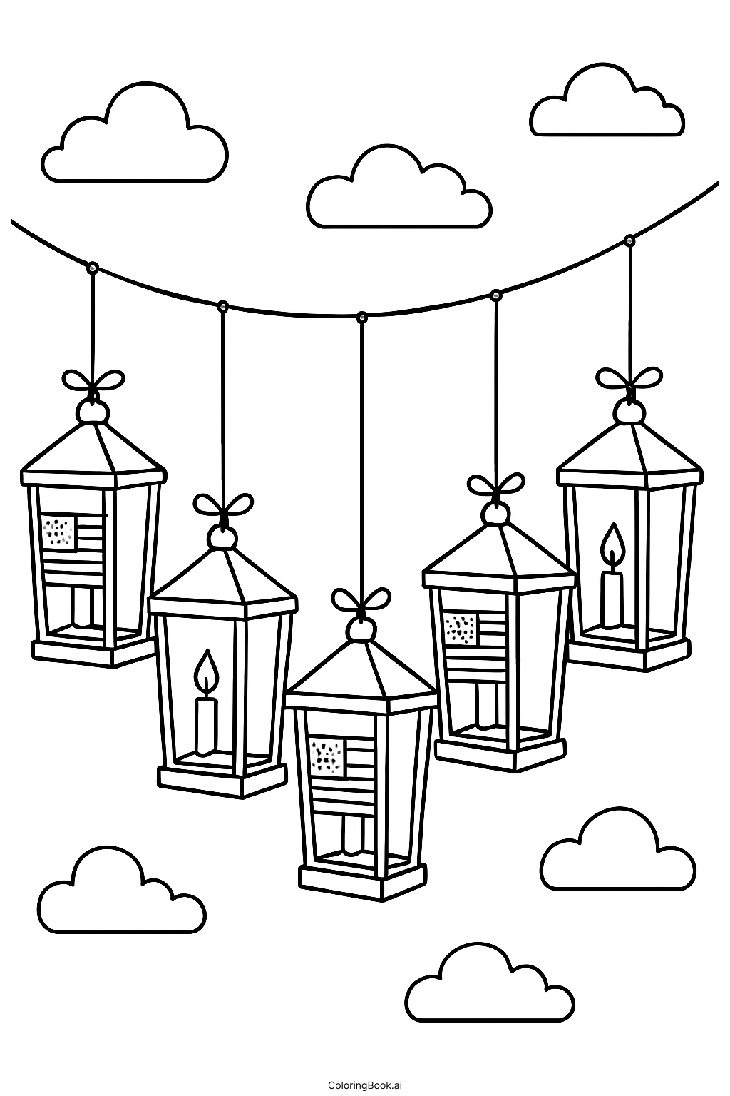 Đèn Lồng Treo Lá Cờ Mỹ