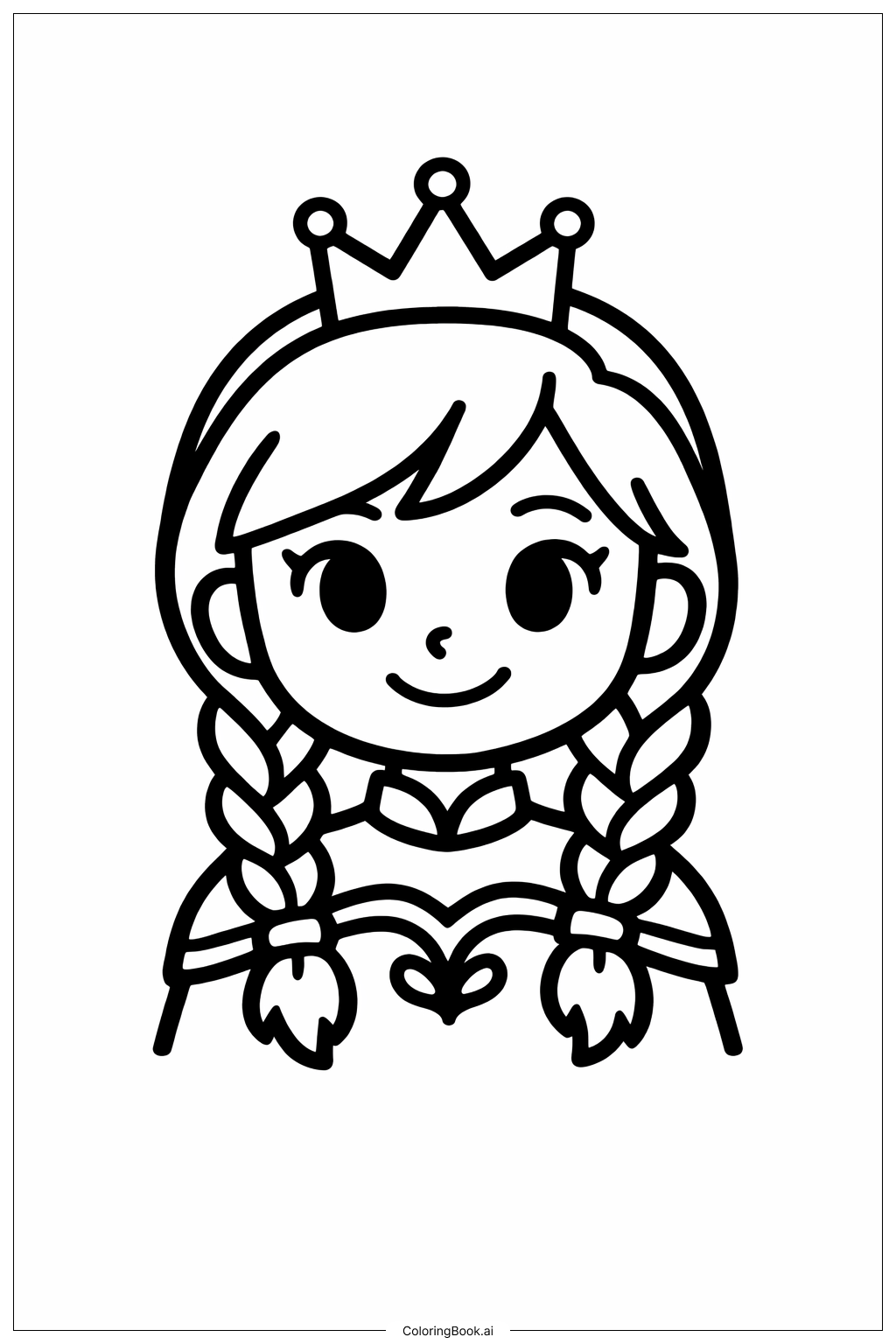 Anna Frozen Với Vương Miện