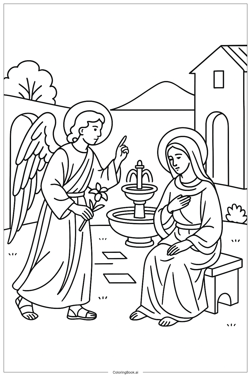 Cena do Pátio da Anunciação