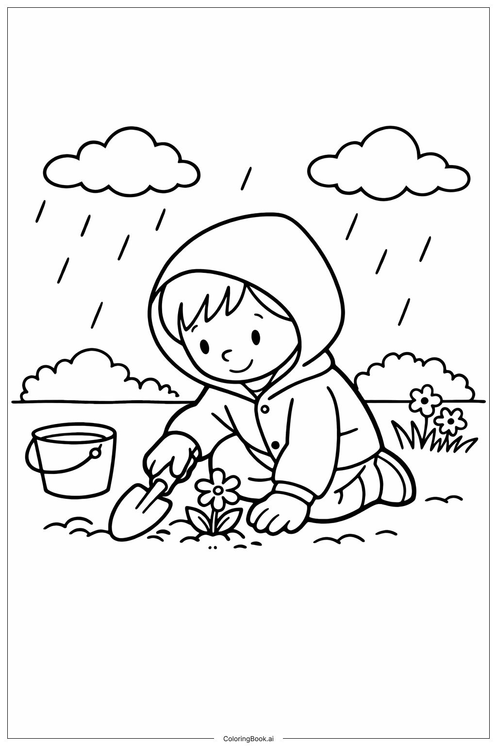 Chuva de Abril Traz Flores de Maio Pequeno Jardineiro