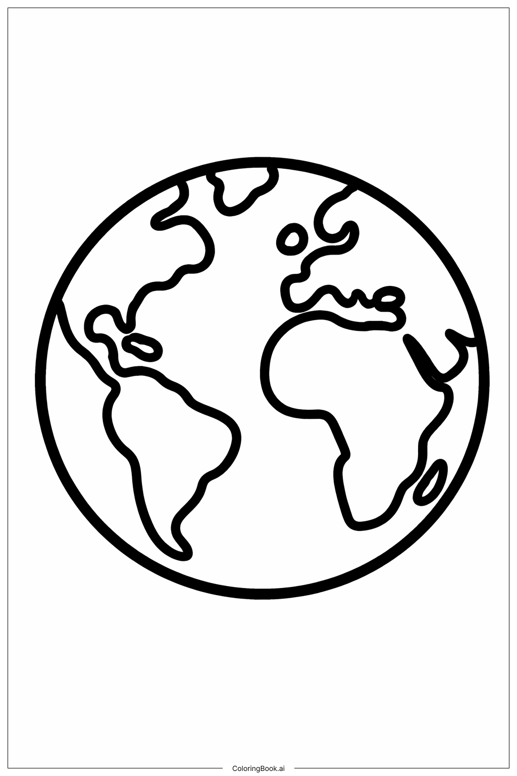  아르테미스 II 지구 아이콘 색칠공부 페이지 