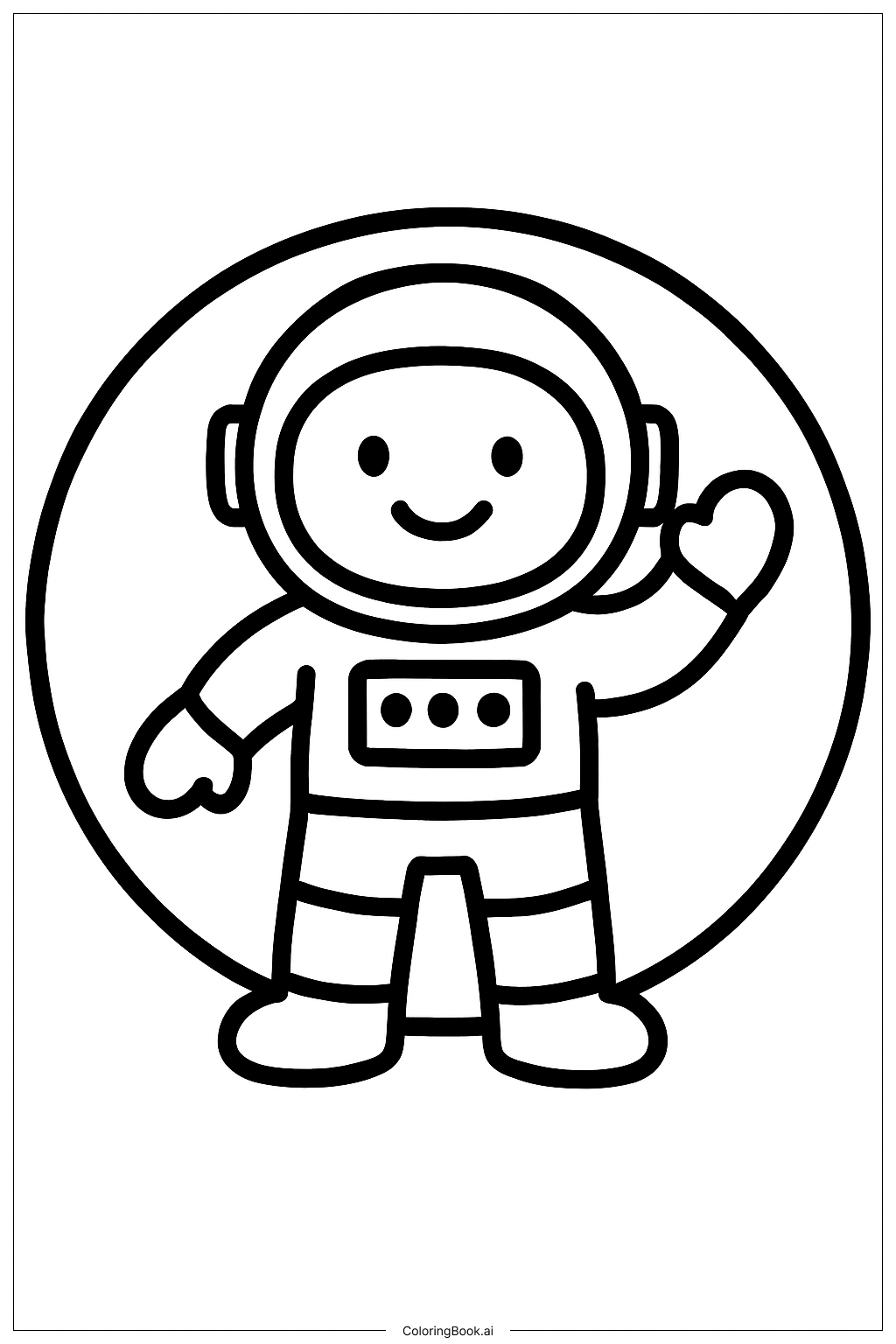 Astronaute dans une bulle