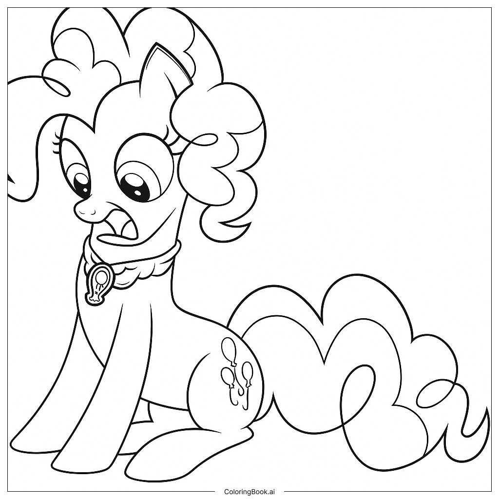  Trang tô màu Pinkie Pie Chi Tiết 