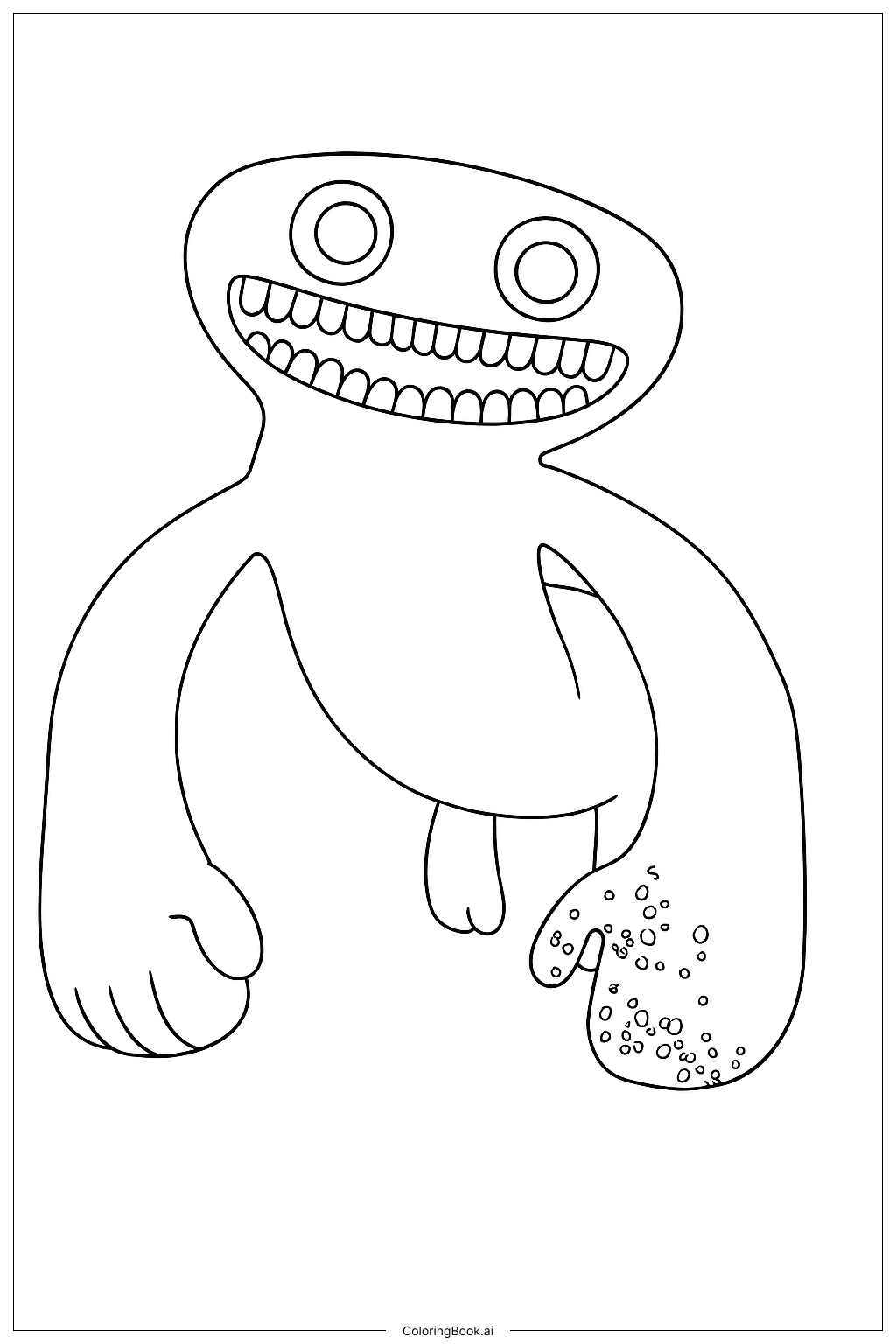  Página para colorear de Jumbo Josh 