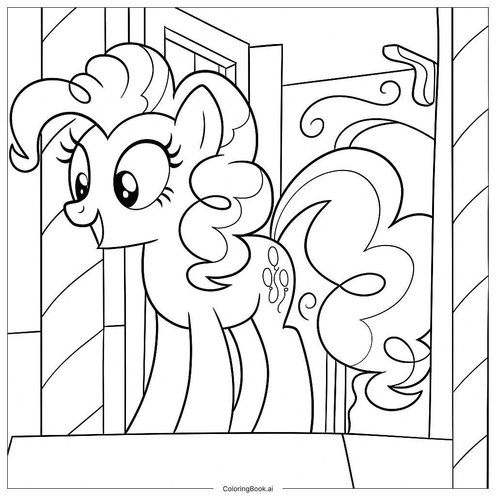  Trang tô màu Pinkie Pie Chi Tiết 