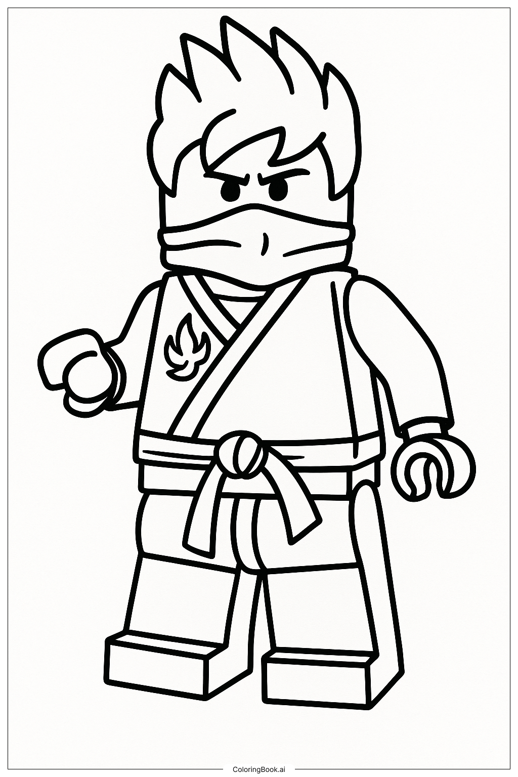  Ninjago填色页 