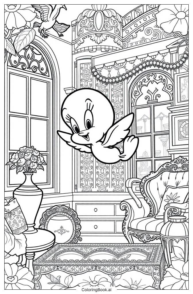  Tweety Bird Coloring Page 