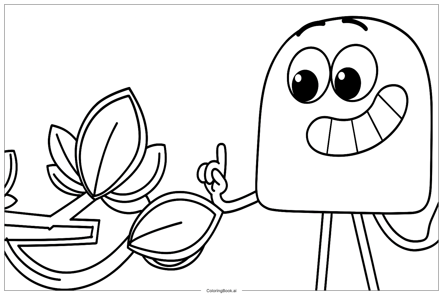 Green In Her Debut Coloring Page