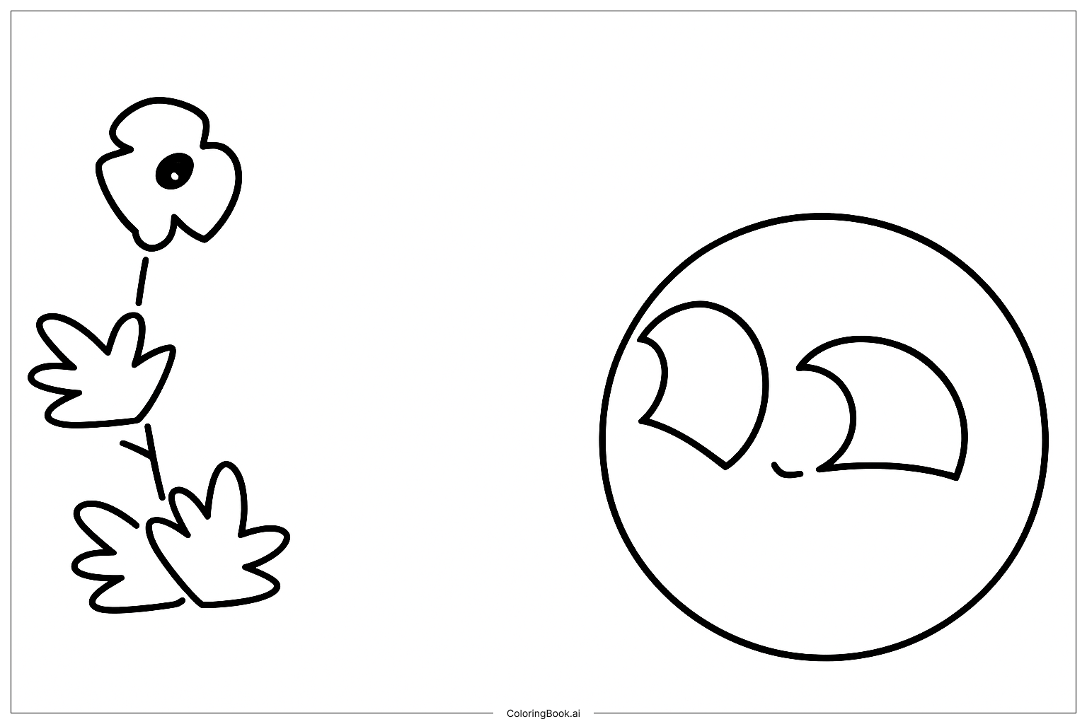 Black Coloring Page