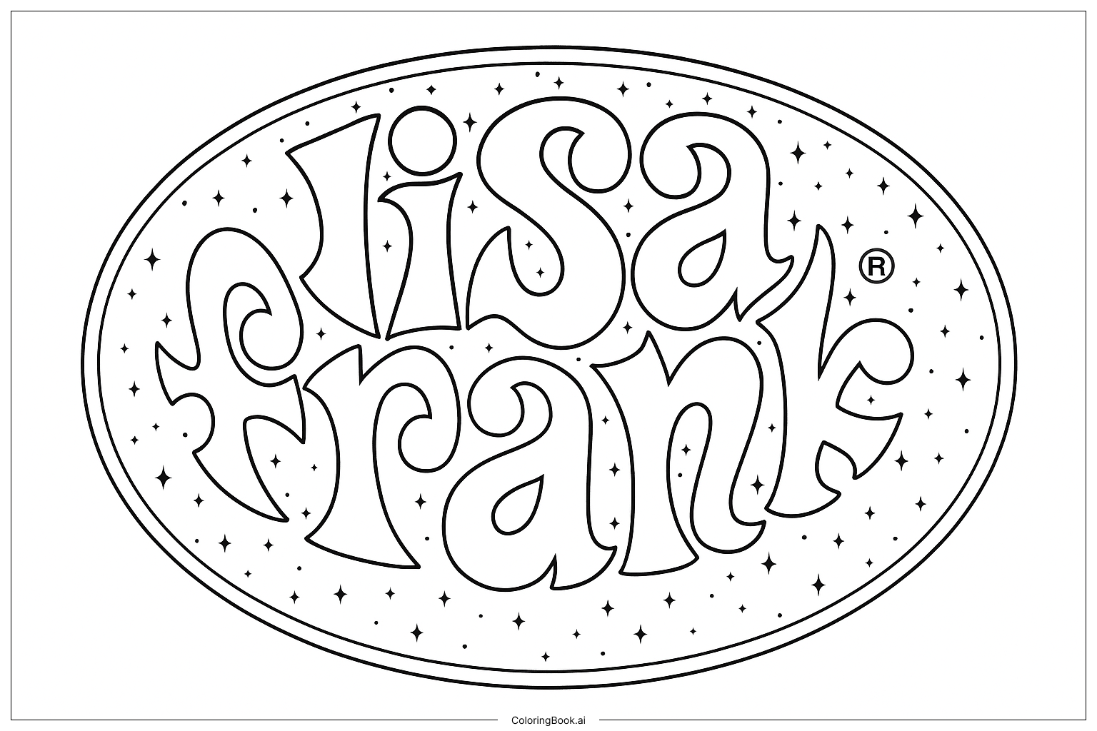  Page de coloriage Wiki Lisa Frank 