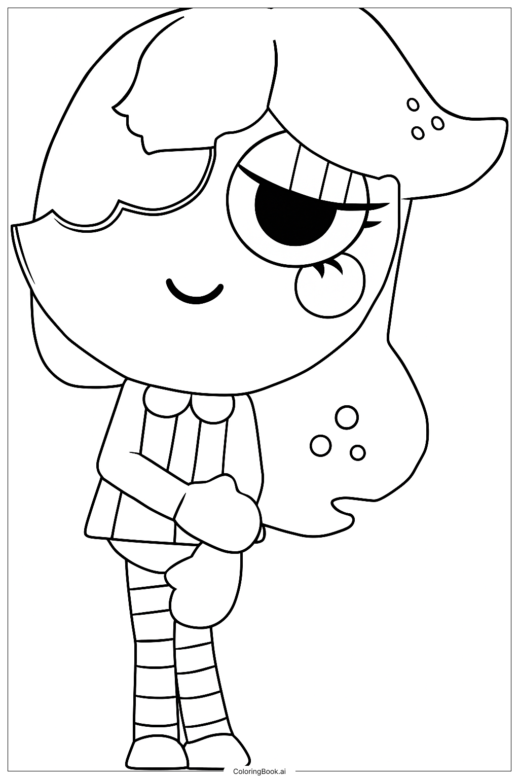 Page de coloriage Ginger