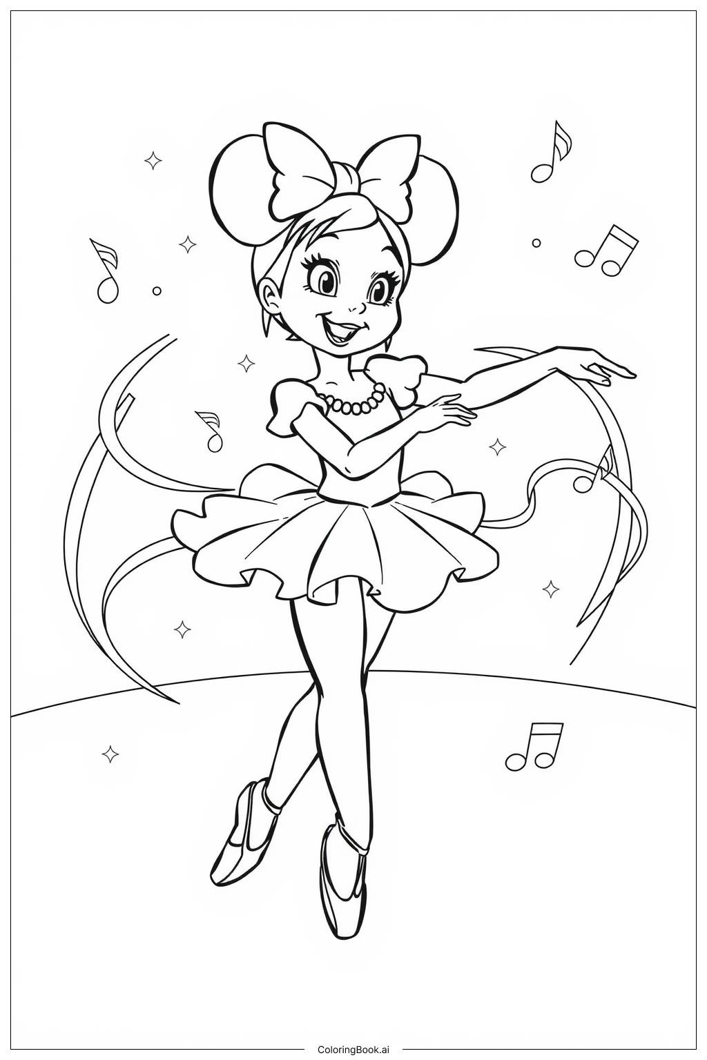  Angelina Dance Steps Coloring Page 