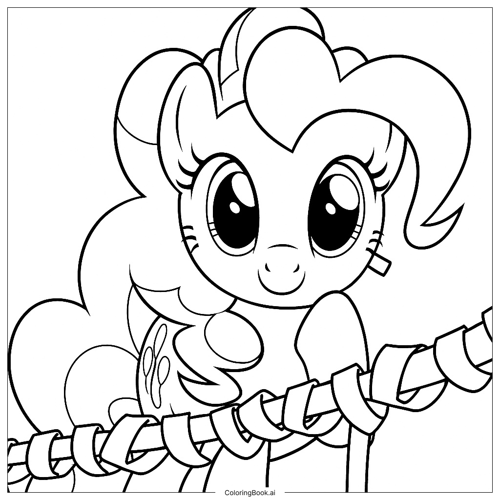  Trang tô màu Pinkie Pie Chi Tiết 