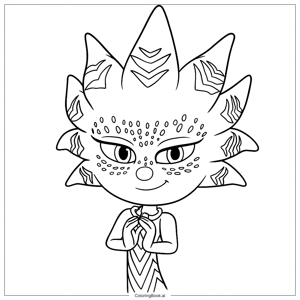 Página para colorir de Octobella