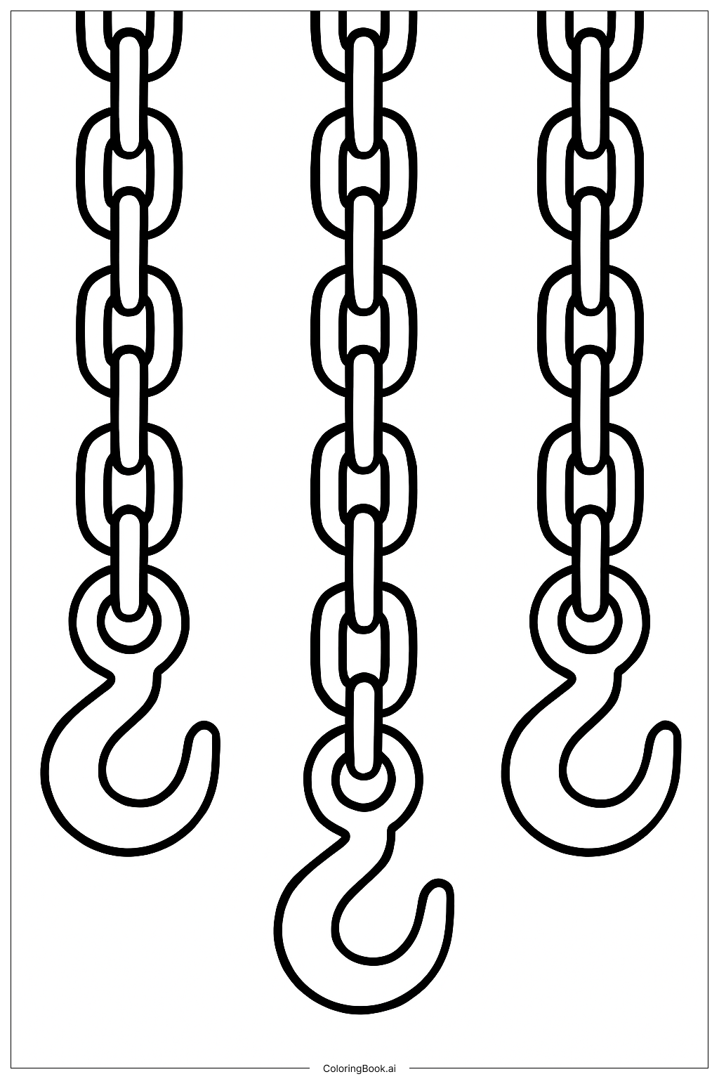  Poppy Playtime Hanging Chains And Hooks Coloring Page 