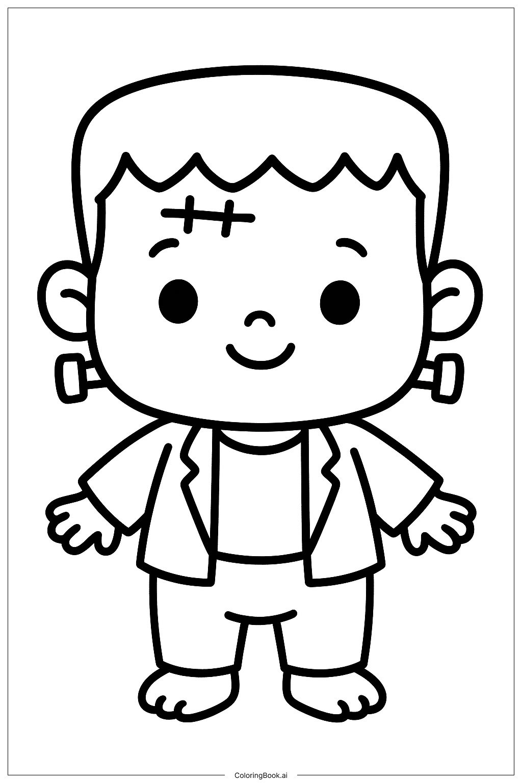 Süßes Baby Frankenstein