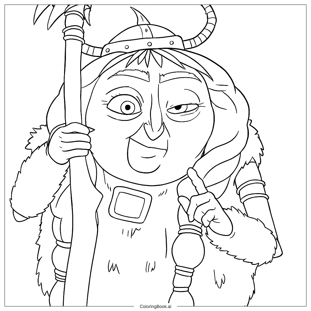 Page de coloriage Gothi
