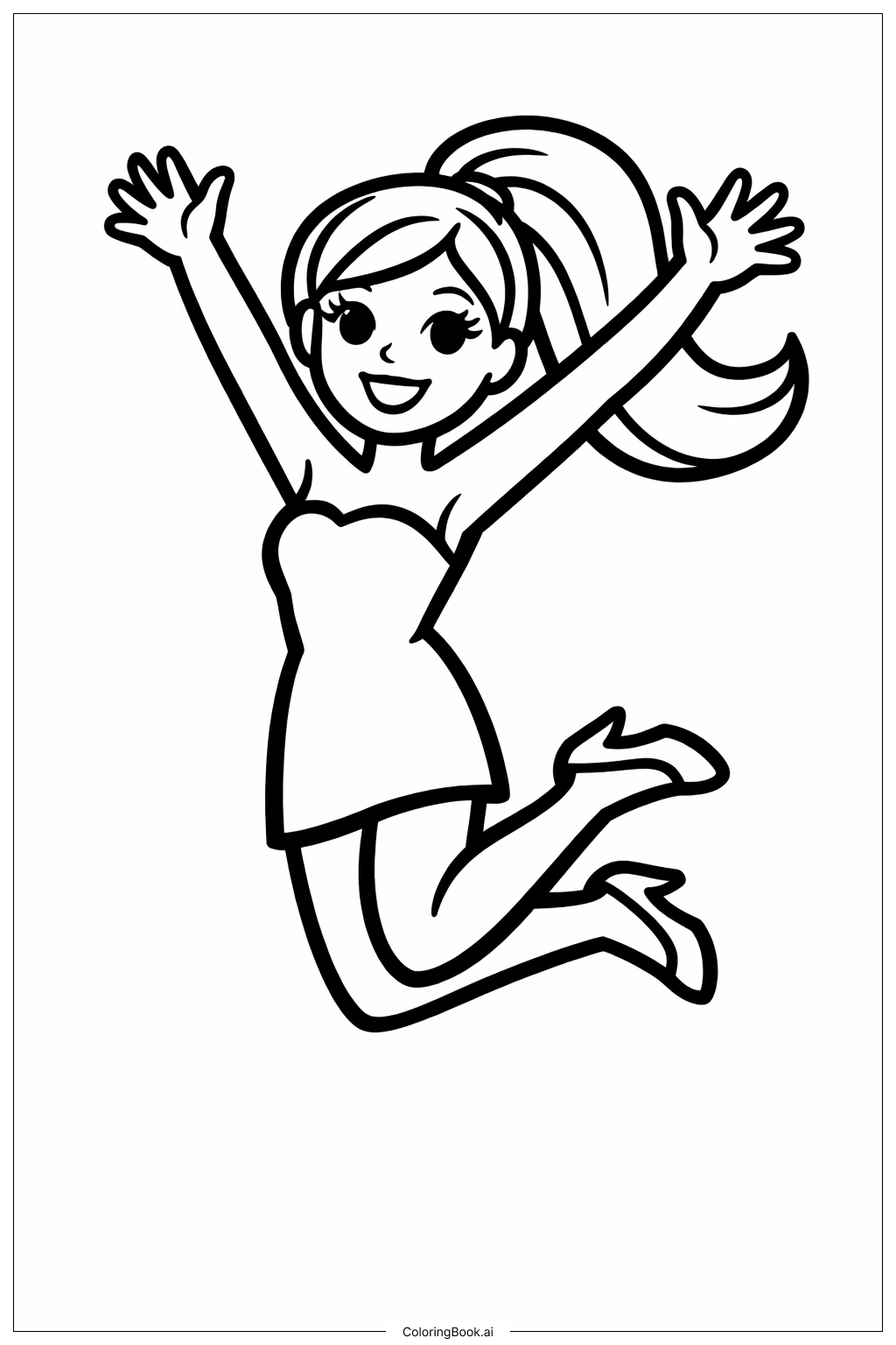 Boneca Barbie Pulando