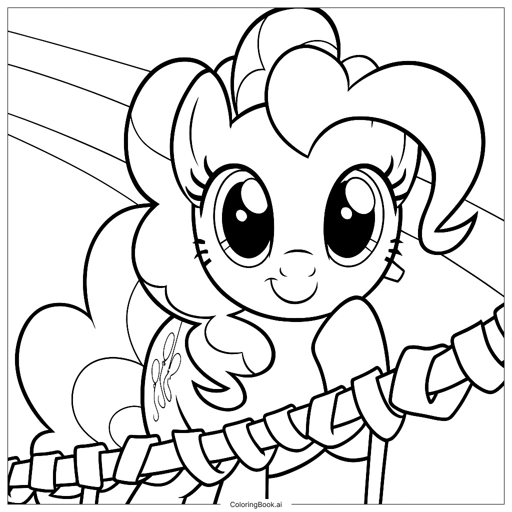  Trang tô màu Pinkie Pie Chi Tiết 