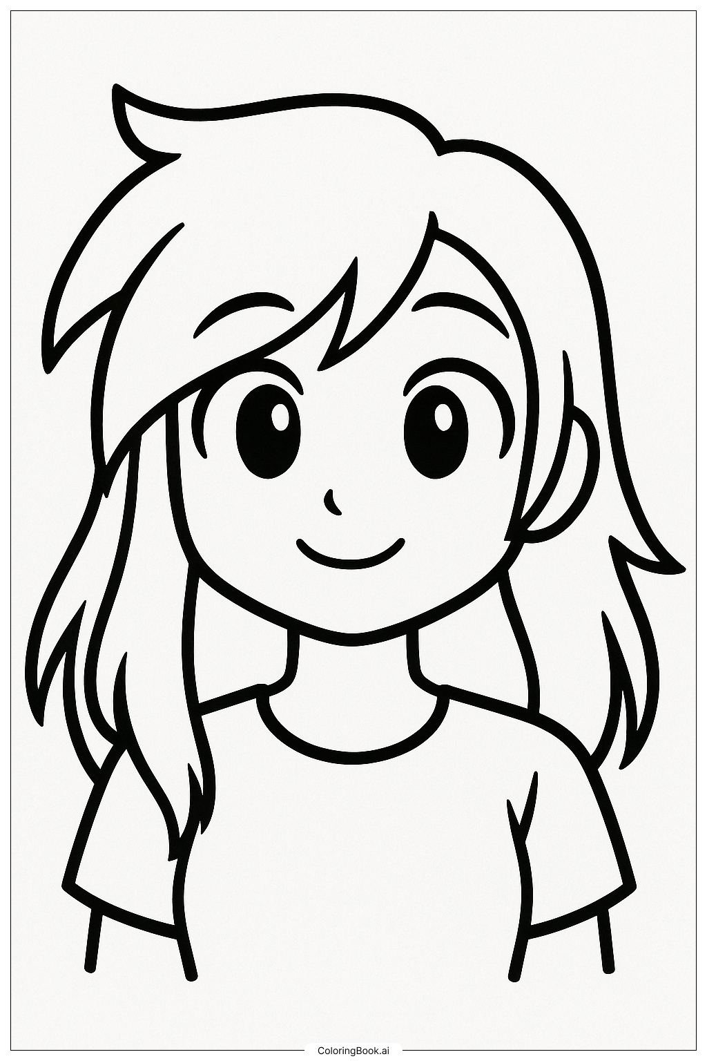  Simple Portrait Of Aphmau Coloring Page 