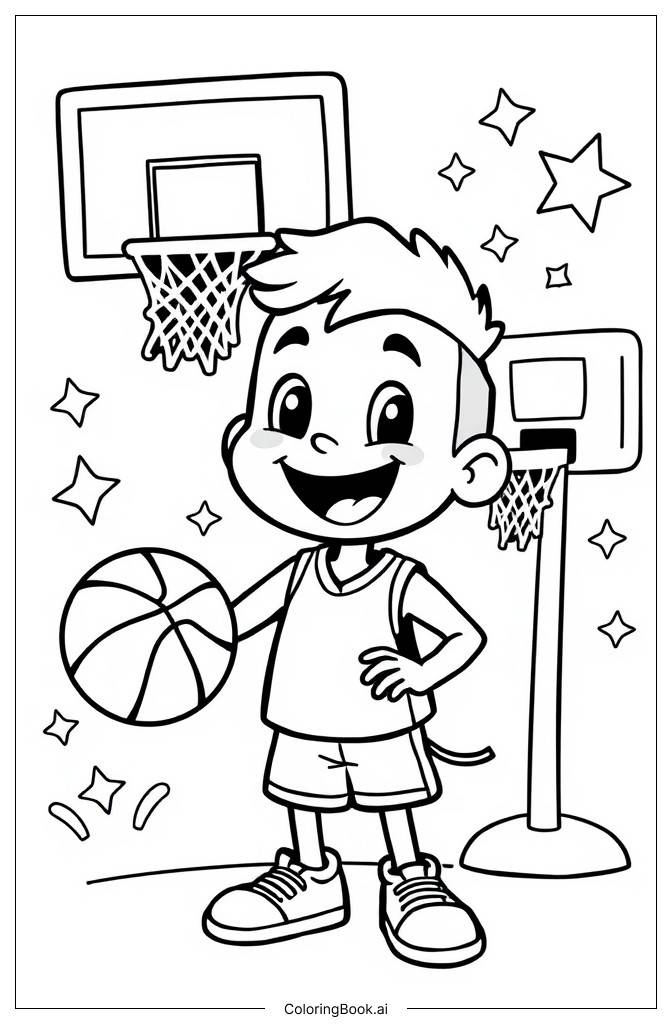  Basic Shooting Form Coloring Page 