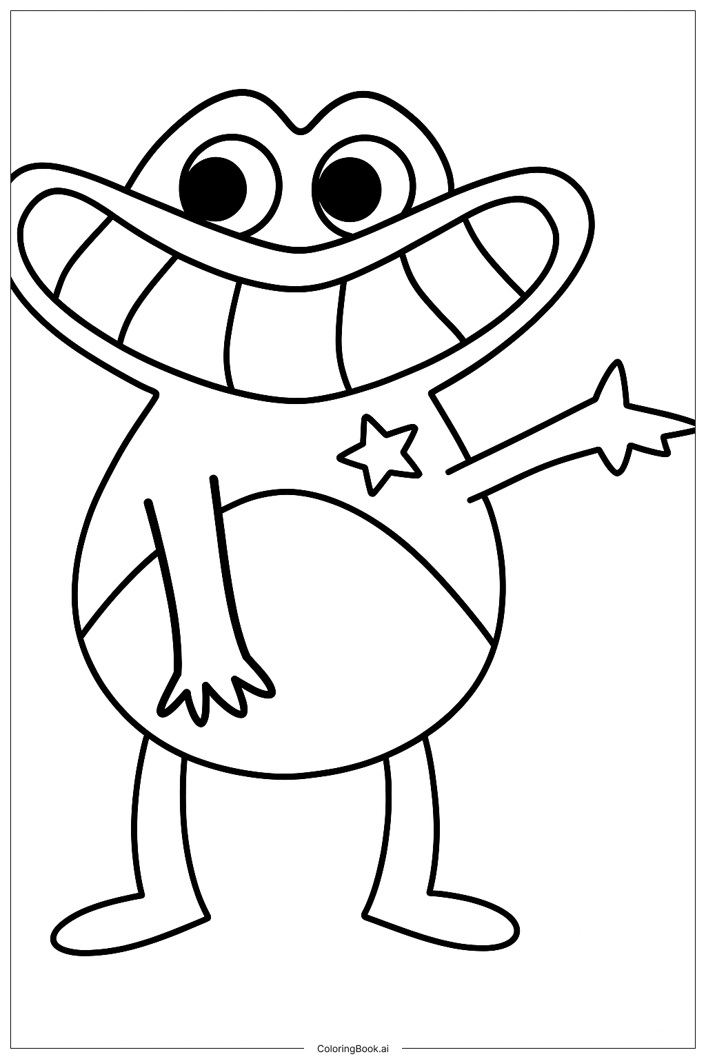 Página para colorear de Casos