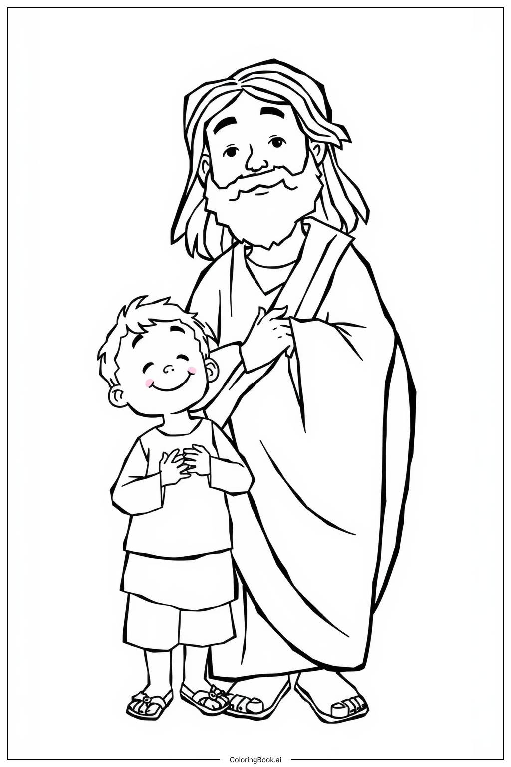  Bible Color by Number Activity Coloring Page 