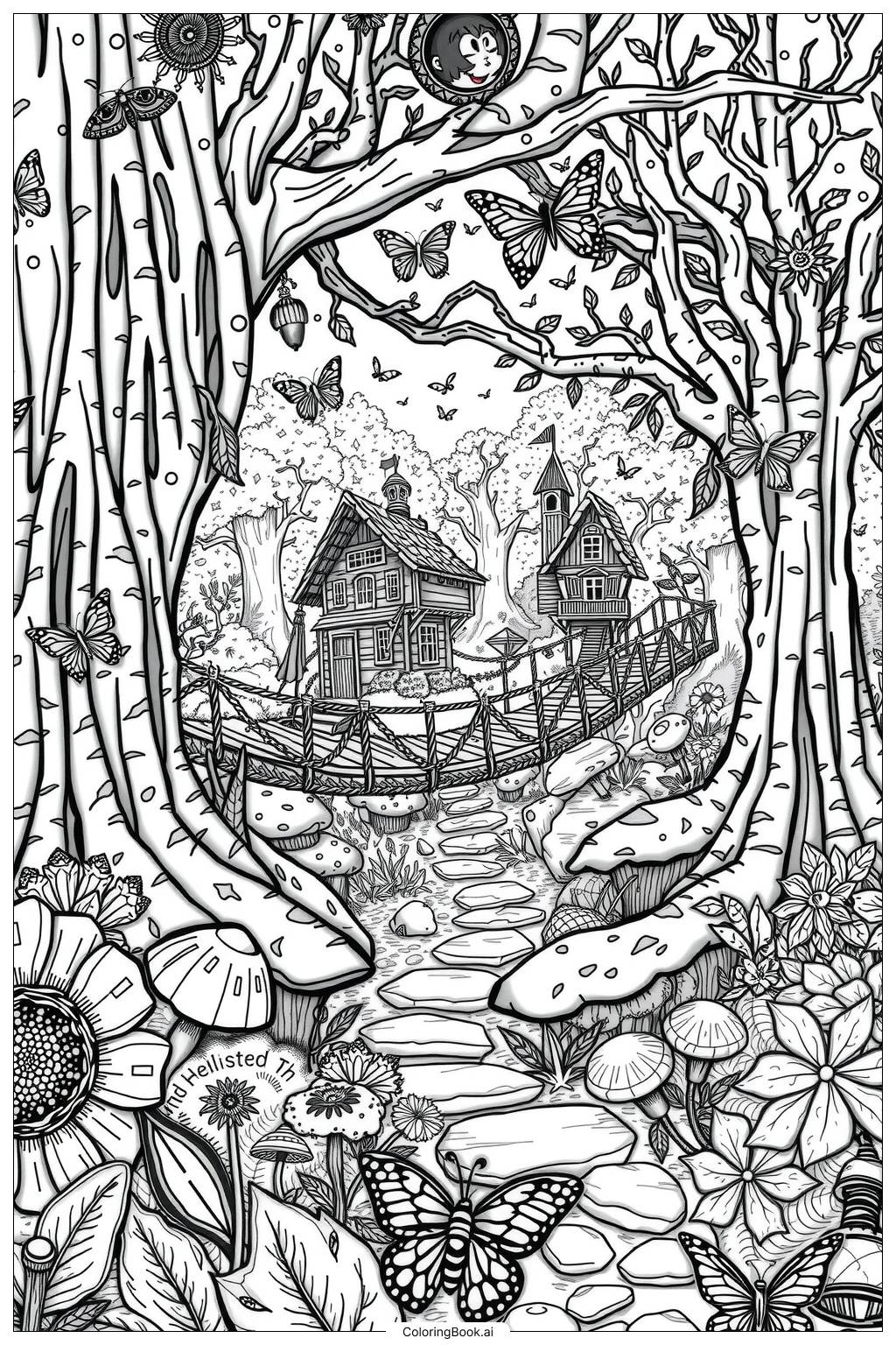  winnie the pooh forest adventure Coloring Page 